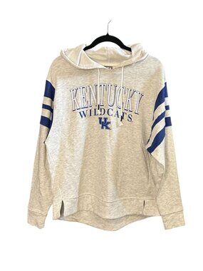 NWT Kentucky Wildcats Women's M Heather Gray Pullover Hoodie Medium, MSRP $44.99